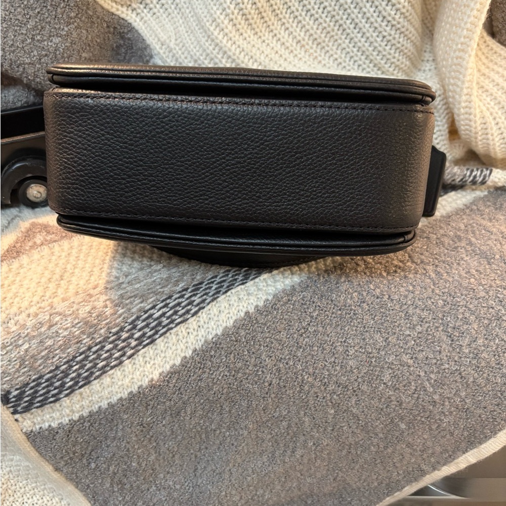 Coach Cassie 19 Black Leather Crossbody Bag - Picture 9 of 9